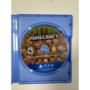 Minecraft PlayStation 4 PS4 Loose Disc Only Tested Working Mojang